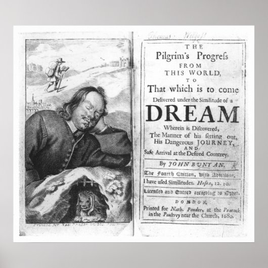 巡礼者の進歩 ポスター (正面)