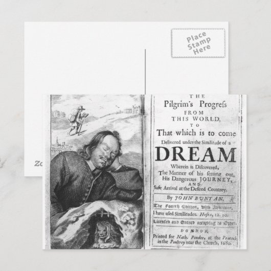 巡礼者の進歩 ポストカード (正面/裏面)