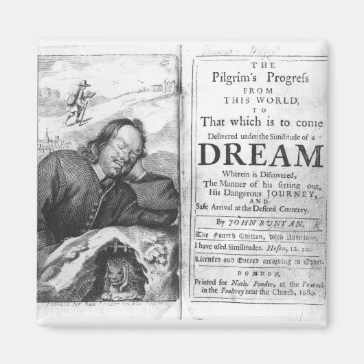 巡礼者の進歩 マグネット (正面)