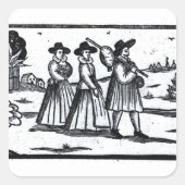 巡礼者はメイフラワーに出帆した スクエアシール (正面)