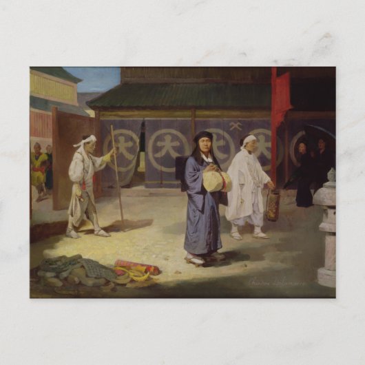 巡礼者日本の山富士山 ポストカード (正面)