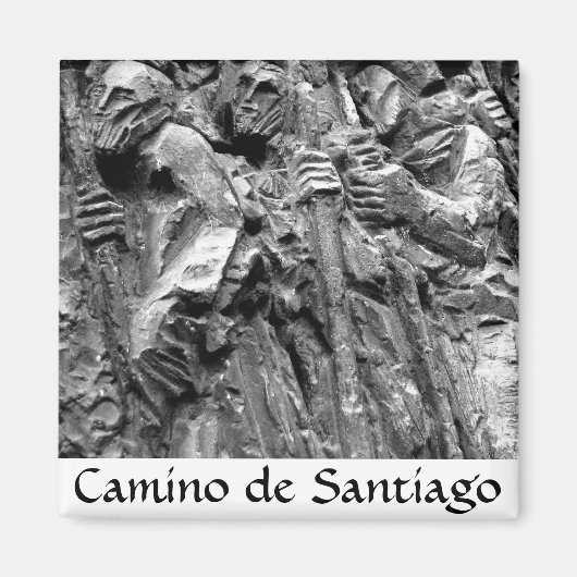 巡礼者歩く磁石 マグネット (正面)