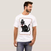 巡礼者猫のオーバーサイズTシャツ Tシャツ (正面フル)