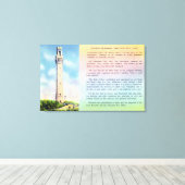 巡礼記念及び略歴の表示 キャンバスプリント (インサイチュ (ウッドフロア))