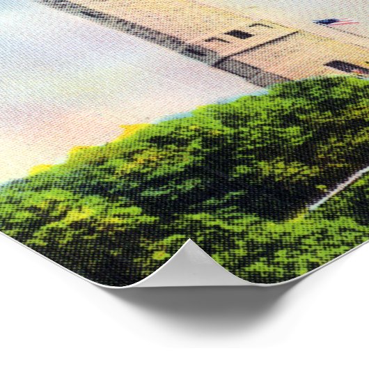 巡礼記念及び略歴の表示 ポスター (角)