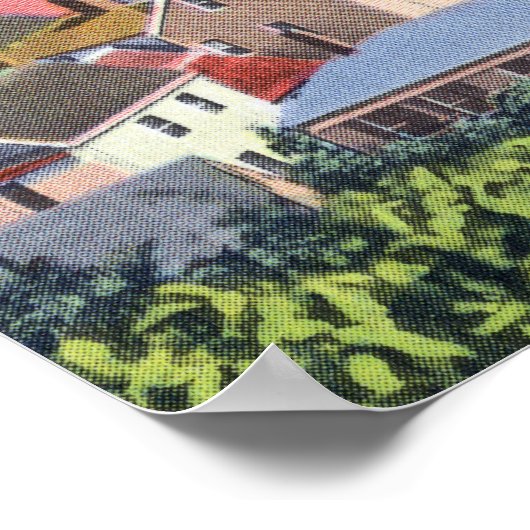 巡礼記念港湾景観 ポスター (角)