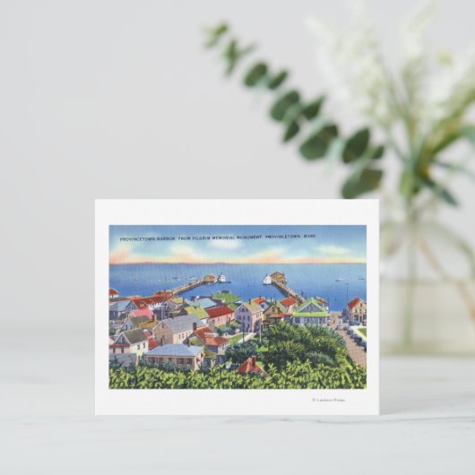 巡礼記念港湾景観 ポストカード (スタンド正面)