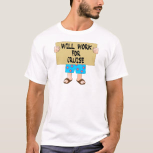 巡航のために働きます Tシャツ