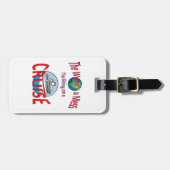 巡航のユーモアの世界パーソナライズな混乱 ラゲッジタグ (正面横)