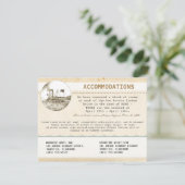 巡航の結婚式の調節カード エンクロージャーカード (スタンド正面)