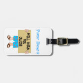 巡航の荷物のラベルのために働きます ラゲッジタグ (正面横)