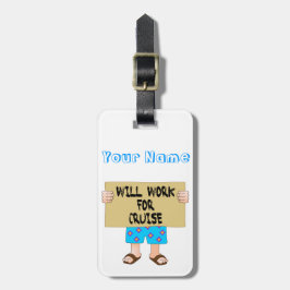 巡航の荷物のラベルのために働きます ラゲッジタグ