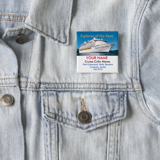 巡航の評論家の大会はバッジを混ぜ、 缶バッジ (インサイチュ)