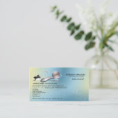 巡航の飛行機の列車の旅行会社の名刺 名刺 (スタンド正面)