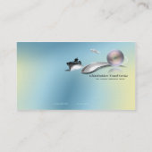 巡航の飛行機の列車の旅行会社の名刺 名刺 (裏面)
