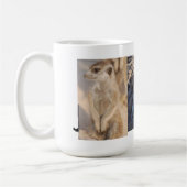 巡航のMeerkatのマグ コーヒーマグカップ (左)