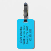 巡航への退職した、愛及び愛情のある生命 ラゲッジタグ (裏面縦)