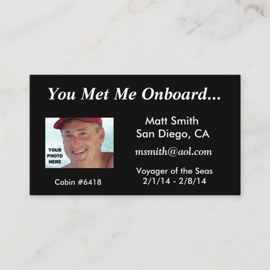 巡航カード コーリングカード (正面)