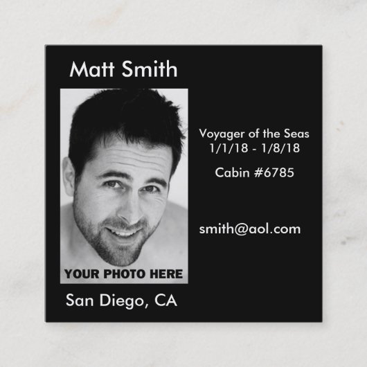 巡航カード スクエア名刺 (正面)