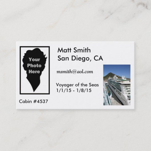 巡航カード 名刺 (正面)