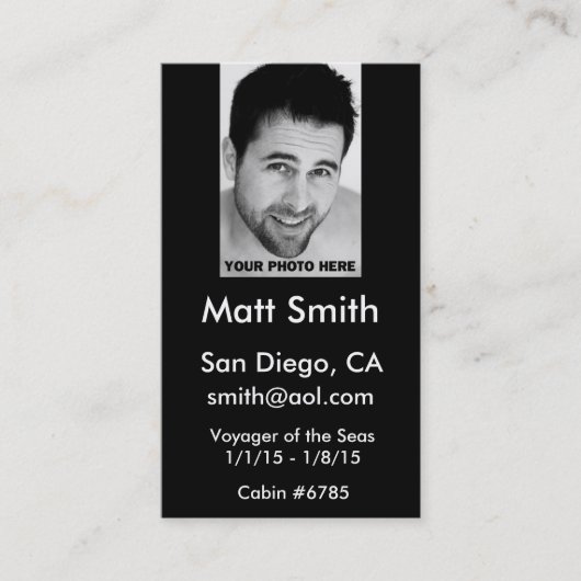 巡航カード 名刺 (正面)