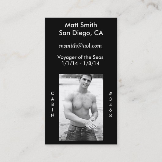 巡航カード 名刺 (正面)