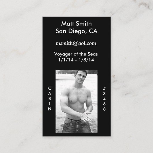 巡航カード 名刺 (正面)