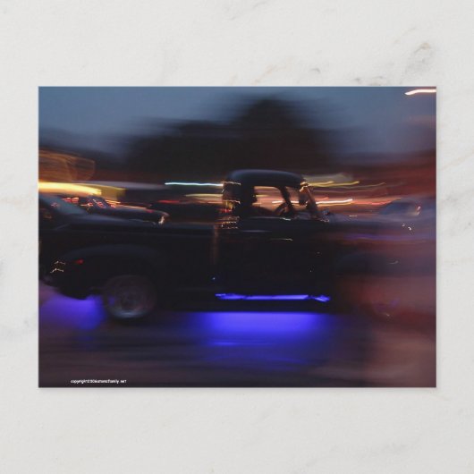 巡航クラシック車 ポストカード (正面)