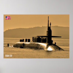 巡航ミサイル潜水艦 – SSGN-728 ポスター