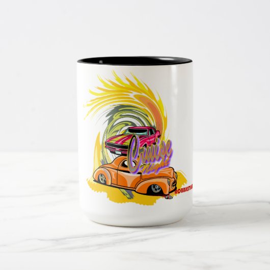 巡航夜 ツートーンマグカップ (中央)