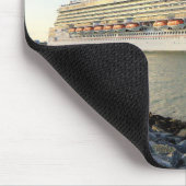 巡航船のポートレート マウスパッド (コーナー)