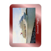 巡航船のポートレート マグネット (縦)