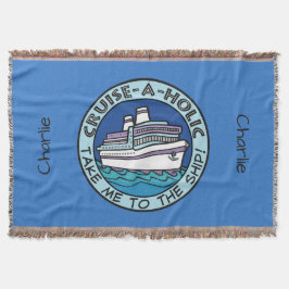 巡航Holicの任意名前をカスタムするの投球毛布 スローブランケット