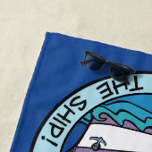 巡航Holicの名前をカスタムするのビーチタオル ビーチタオル (インサイチュ)