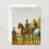 巡視における警察官 ポストカード (正面/裏面)