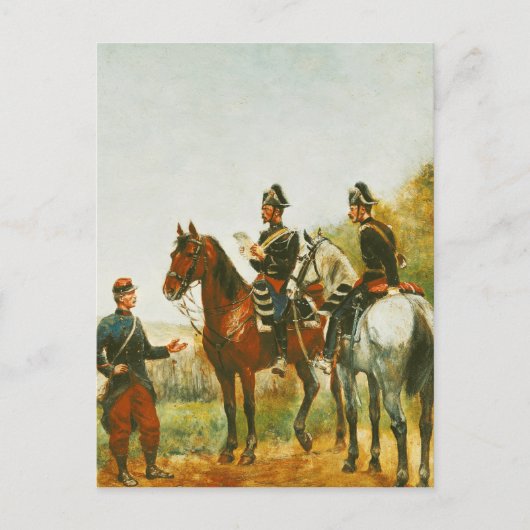 巡視における警察官 ポストカード (正面)