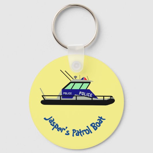 巡視艇 キーホルダー (正面)
