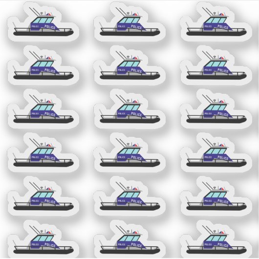 巡視艇 シール (正面)