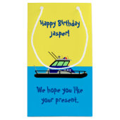 巡視艇 スモールペーパーバッグ (裏面)