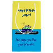 巡視艇 スモールペーパーバッグ (正面)