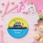 巡視艇 ペーパープレート (パーティー)