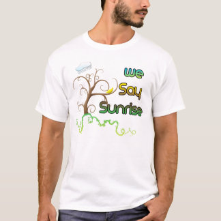 巣およびつる植物によって破壊されるティー Tシャツ