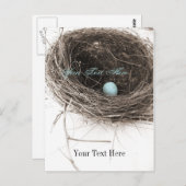 巣と卵 ポストカード (正面/裏面)