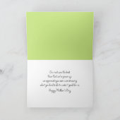 巣にノミを持つ母の鳥 カード (内部)