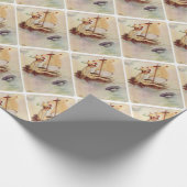 巣のいかだのピーターパン ラッピングペーパー (角)