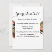 巣のウッドランド小妖精や小人:アンティークバードスプライトフェアリー 招待状 (正面)