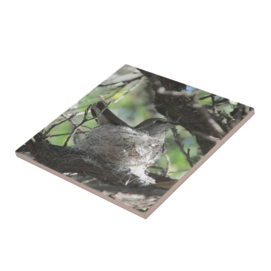 巣のハチドリ タイル (側面)