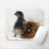 巣のヒナ マウスパッド (マウス)