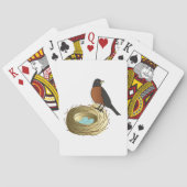 巣のロビン トランプ (裏面)