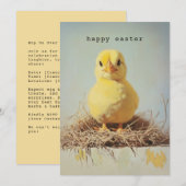 巣の不機嫌な女の子 招待状 (正面/裏面)